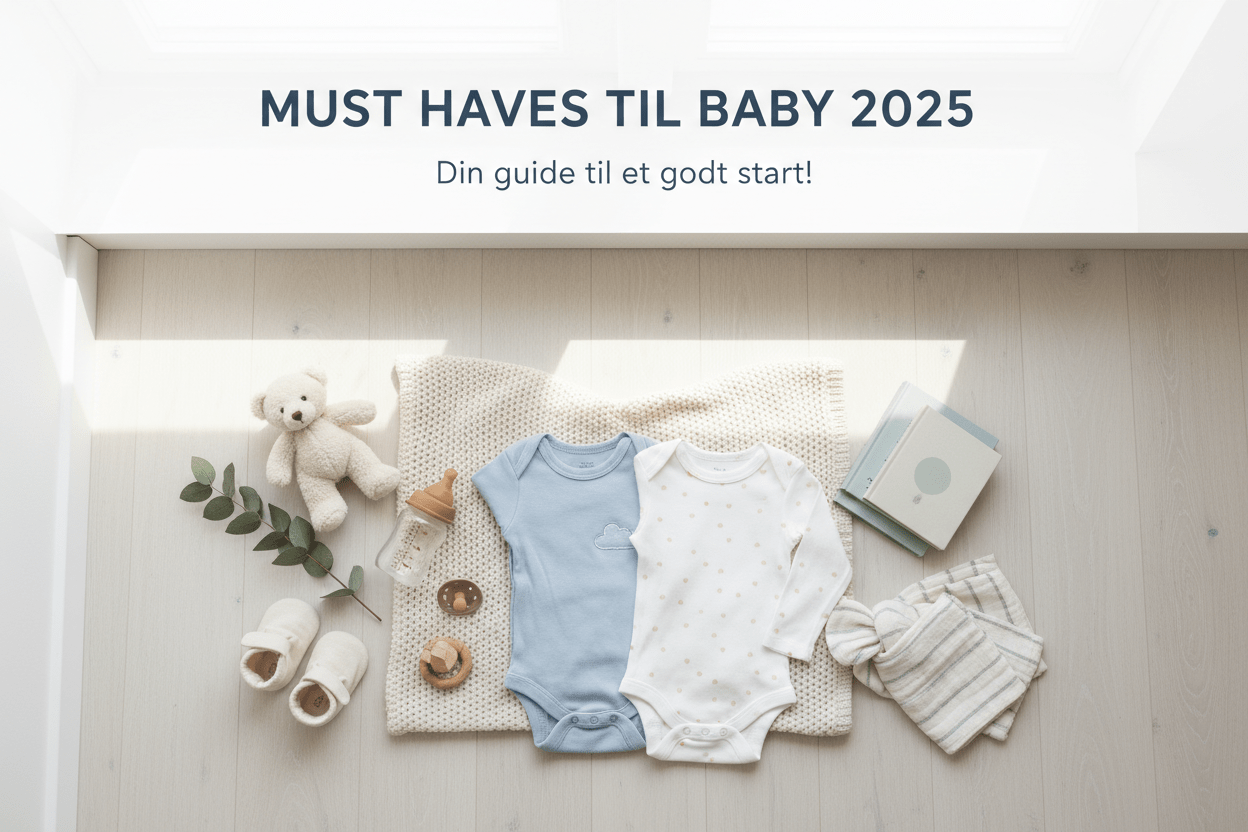 Must haves til baby 2025 - udstyr du ikke må glemme - Eventyrtid