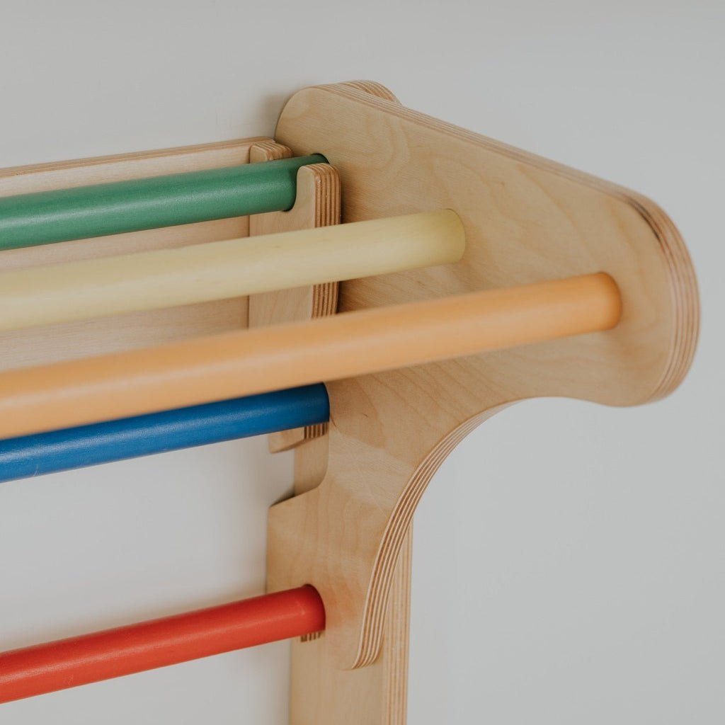 Leg&Go Pikler klatretrekant med svensk ribbevæg tilbehør - Eventyrtid