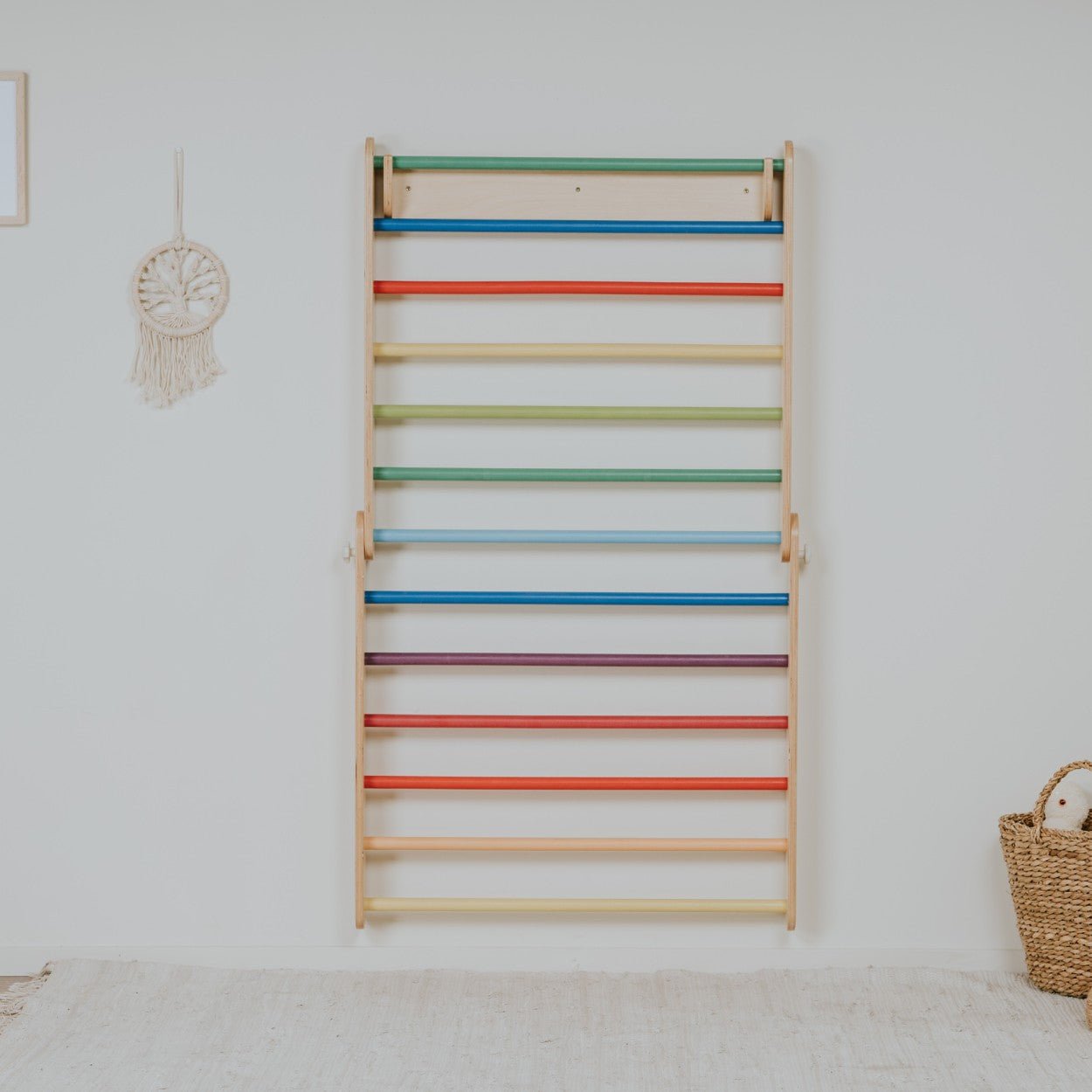 Leg&Go Pikler klatretrekant med svensk ribbevæg tilbehør - Eventyrtid