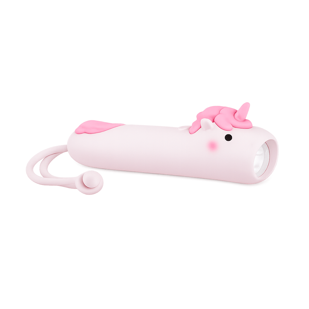 Rabbit & Friends lommelygte til børn - Enhjørning - Eventyrtid