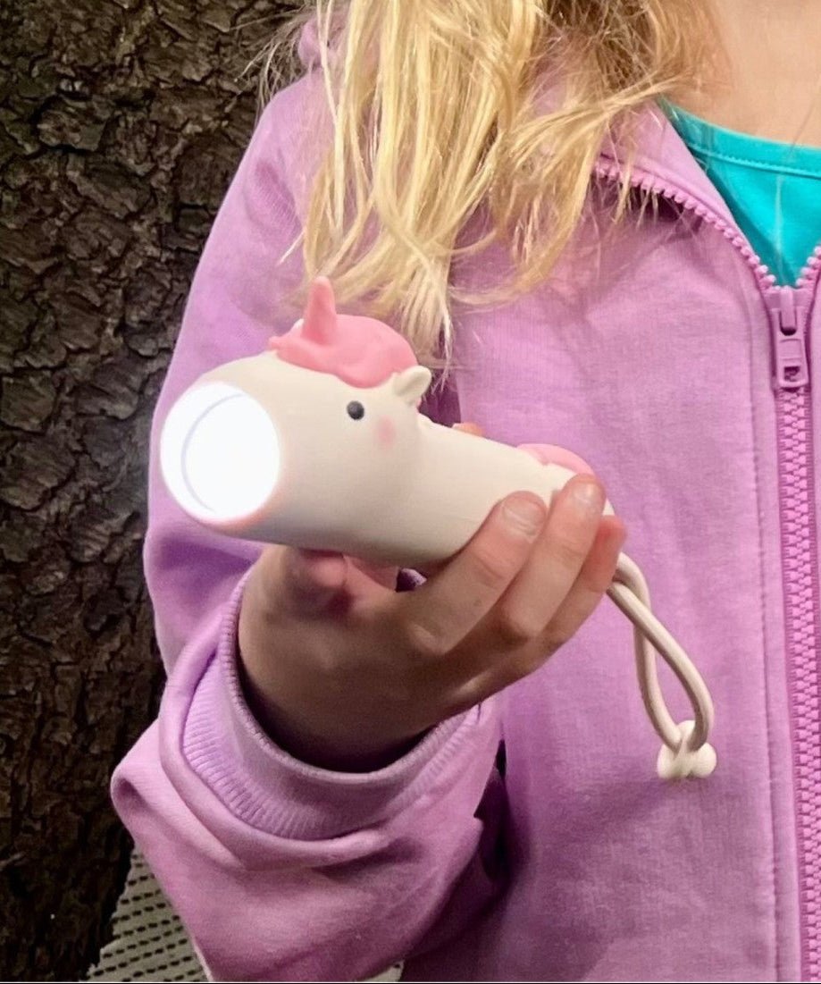 Rabbit & Friends lommelygte til børn - Enhjørning - Eventyrtid